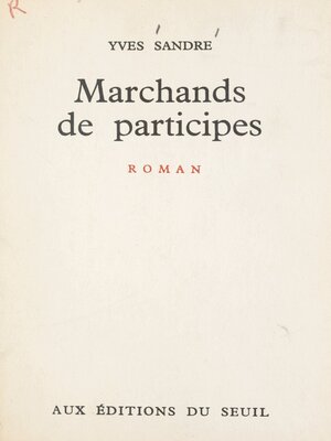 cover image of Marchands de participes